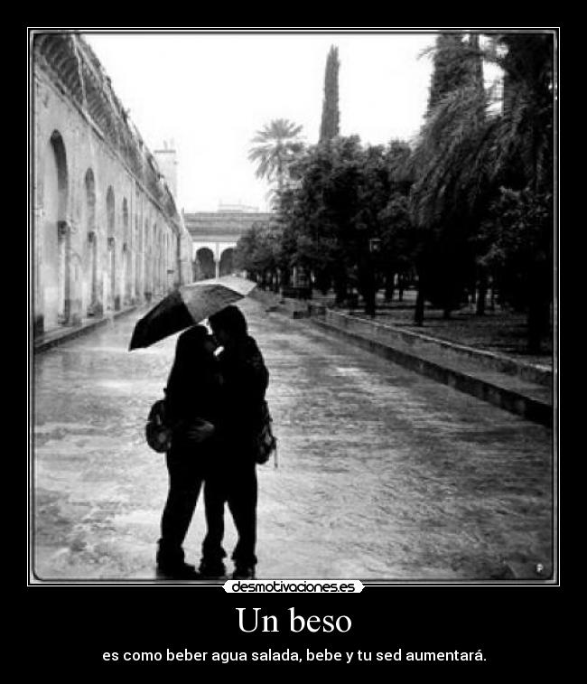 Un beso -