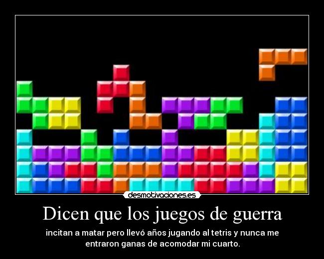 Dicen que los juegos de guerra - 