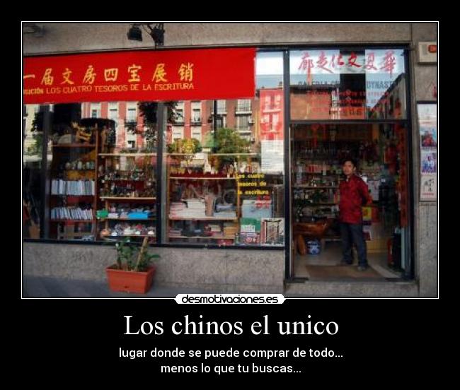 Los chinos el unico - 