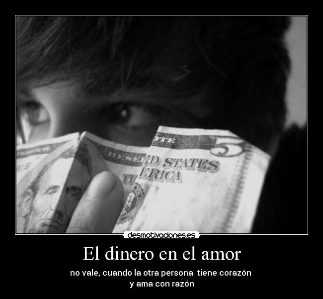 El dinero en el amor -