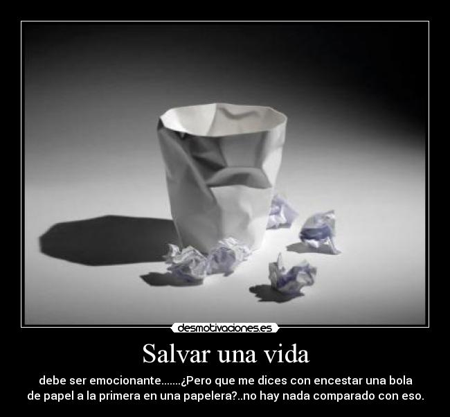 Salvar una vida - 