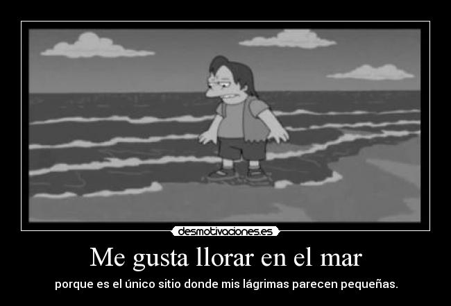 Me gusta llorar en el mar - 