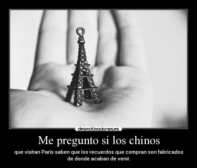 Me pregunto si los chinos - 