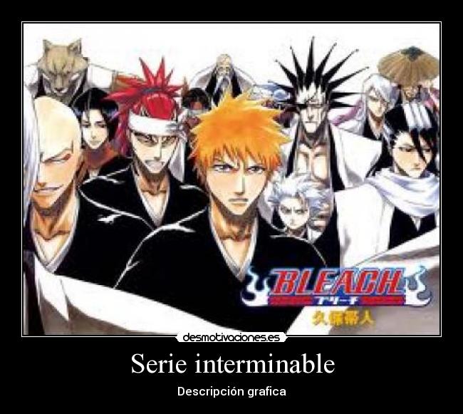 Serie interminable - Descripción grafica