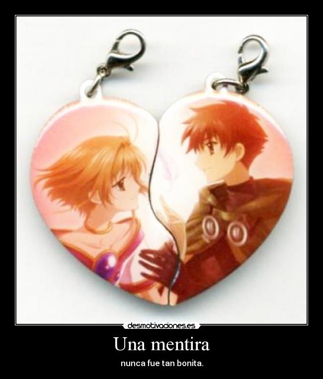 Una mentira -