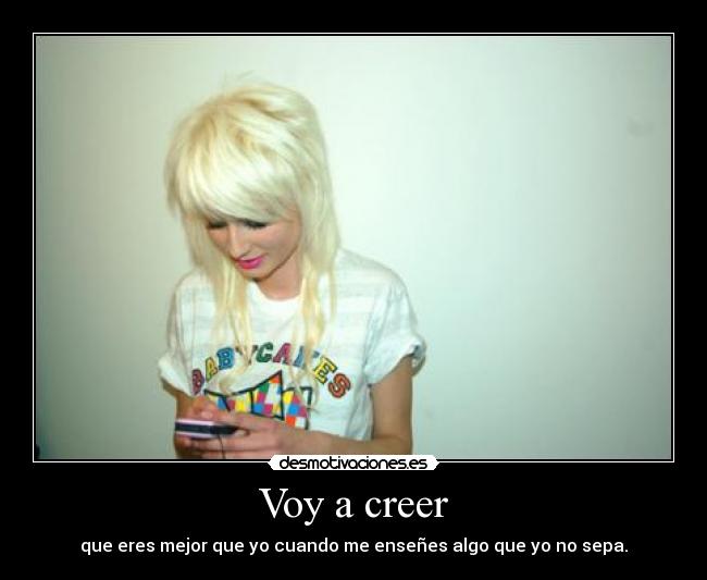 Voy a creer - 