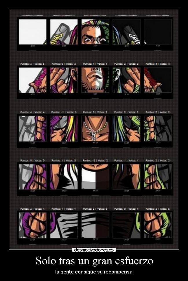 Solo tras un gran esfuerzo -