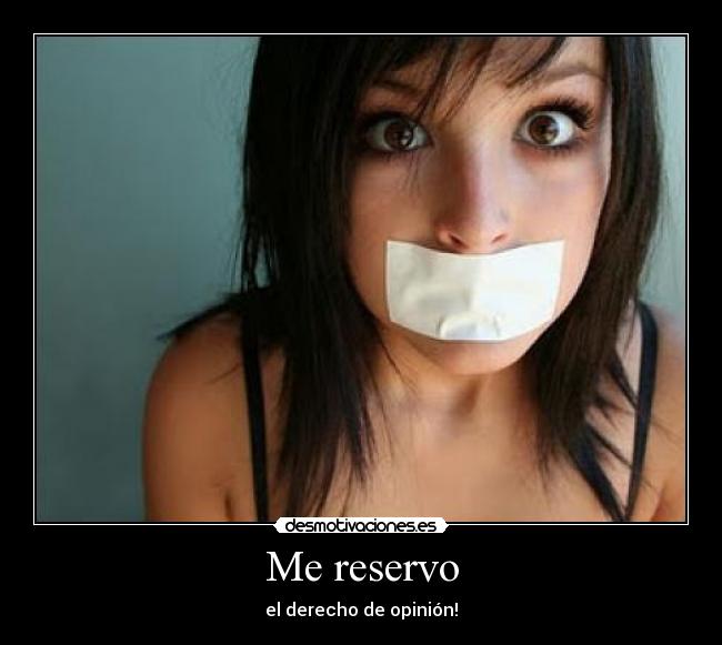 Me reservo - 