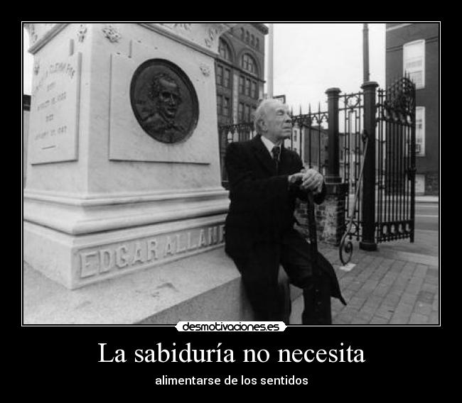 La sabiduría no necesita -