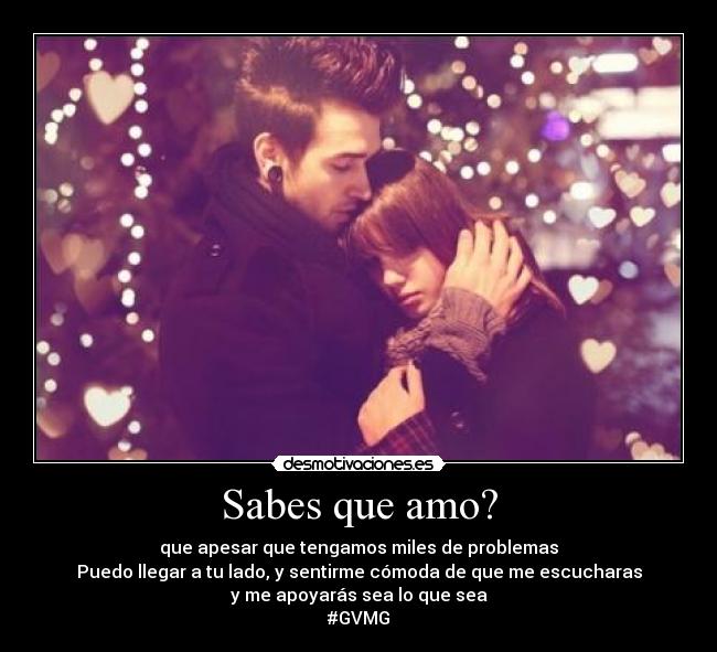 Sabes que amo? - 