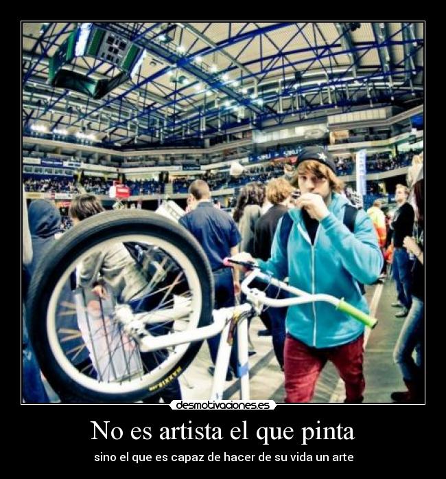 No es artista el que pinta -