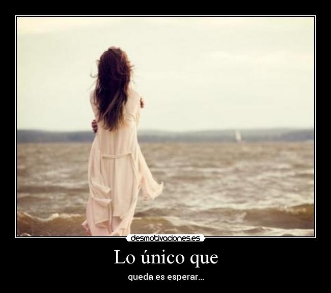 Lo único que - 