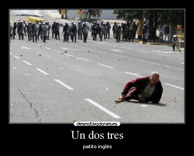 Un dos tres - patito inglés