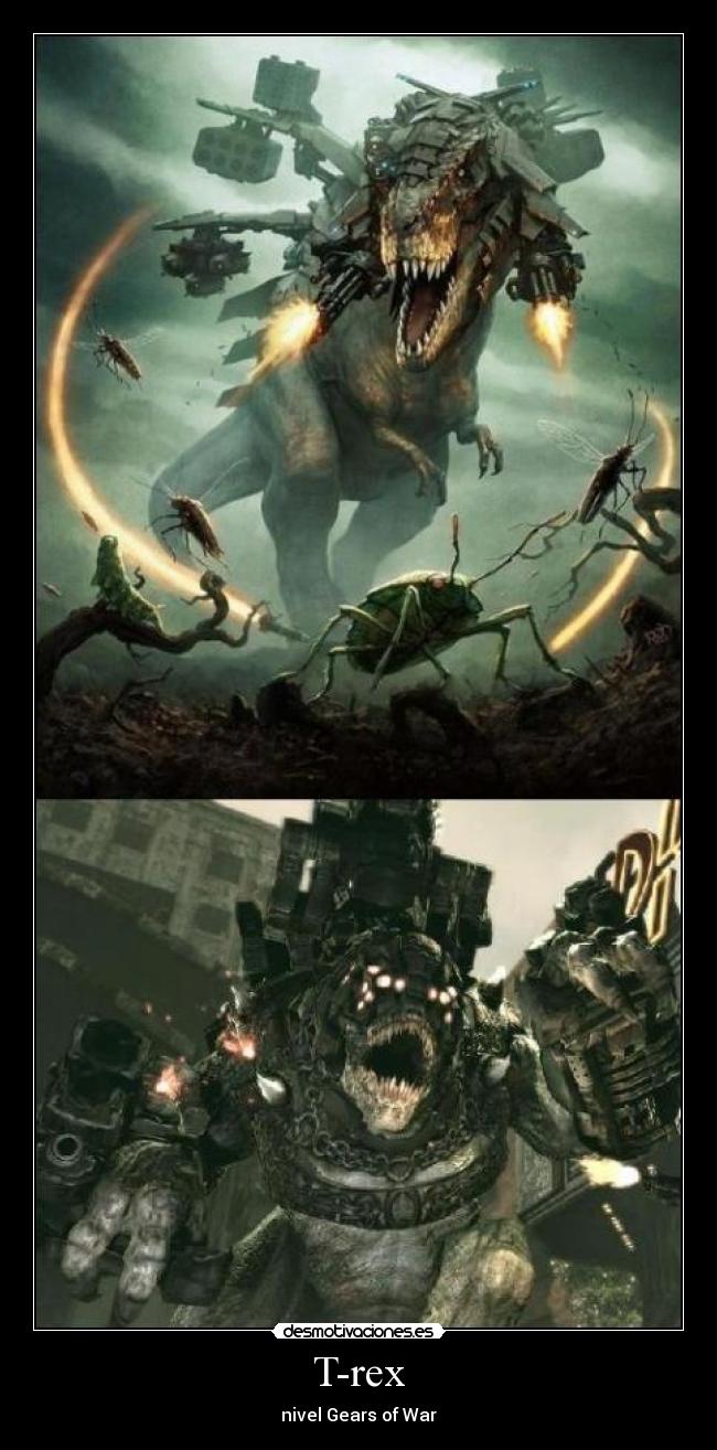T-rex - nivel Gears of War