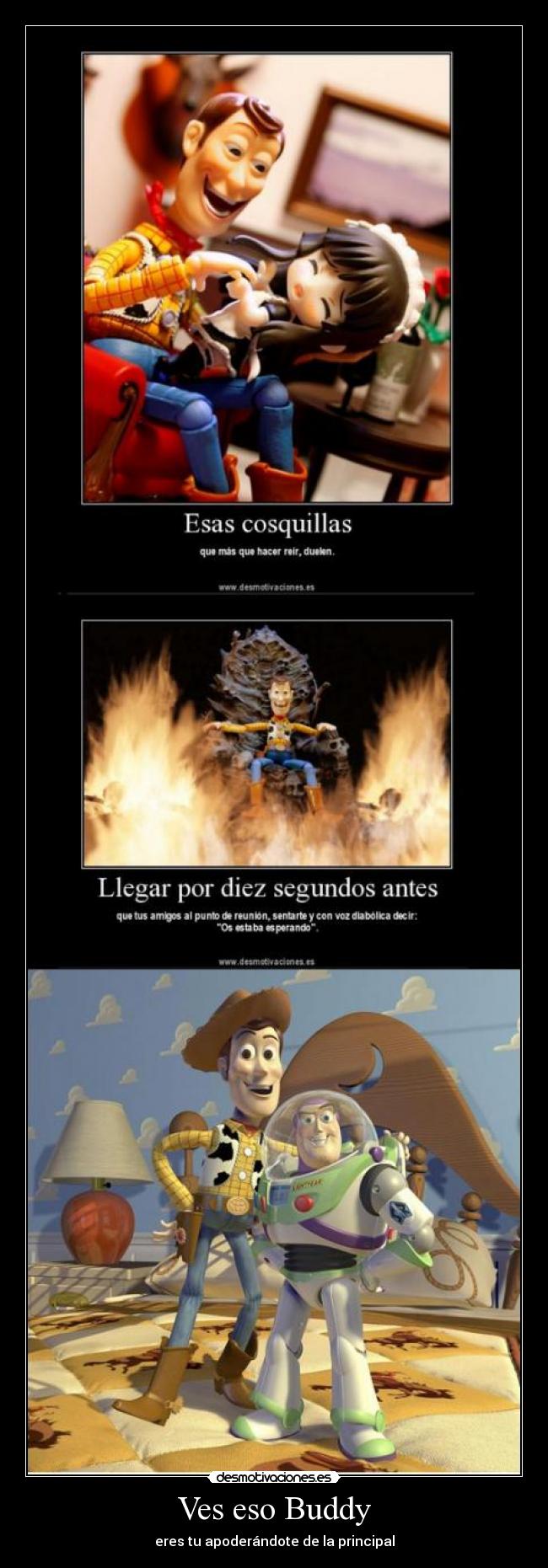 Ves eso Buddy - eres tu apoderándote de la principal