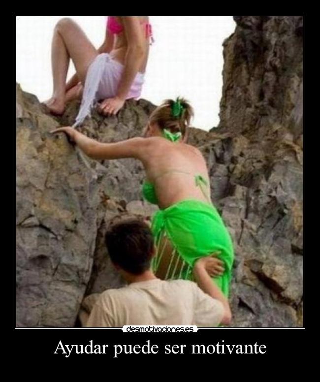 Ayudar puede ser motivante - 