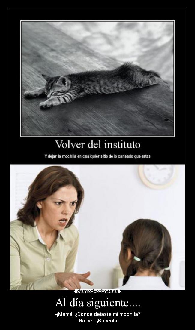 Al día siguiente.... -