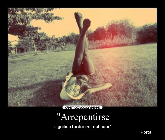 Arrepentirse - 