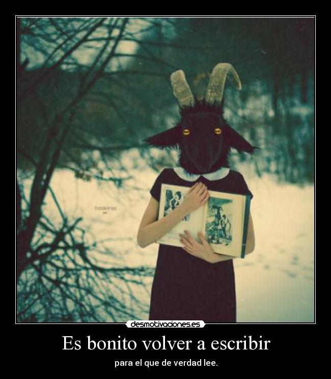 Es bonito volver a escribir - 