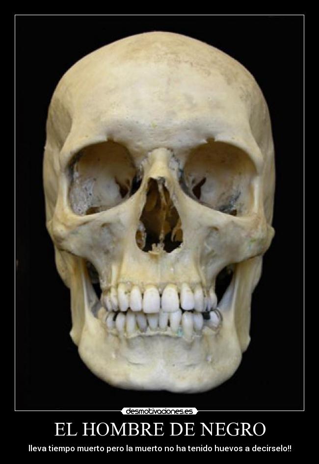 EL HOMBRE DE NEGRO -