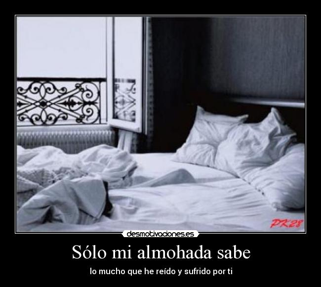 Sólo mi almohada sabe - 