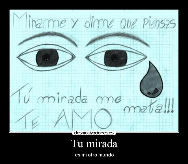 Tu mirada -