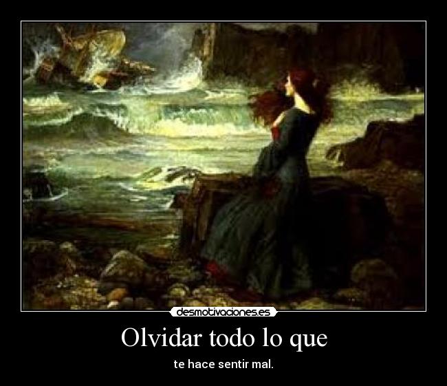 Olvidar todo lo que -