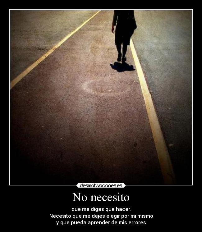 No necesito - 
