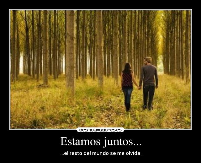 Estamos juntos... -