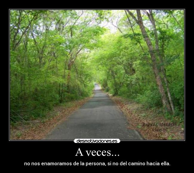 A veces... -