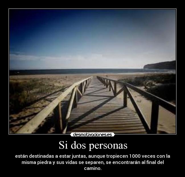 Si dos personas -
