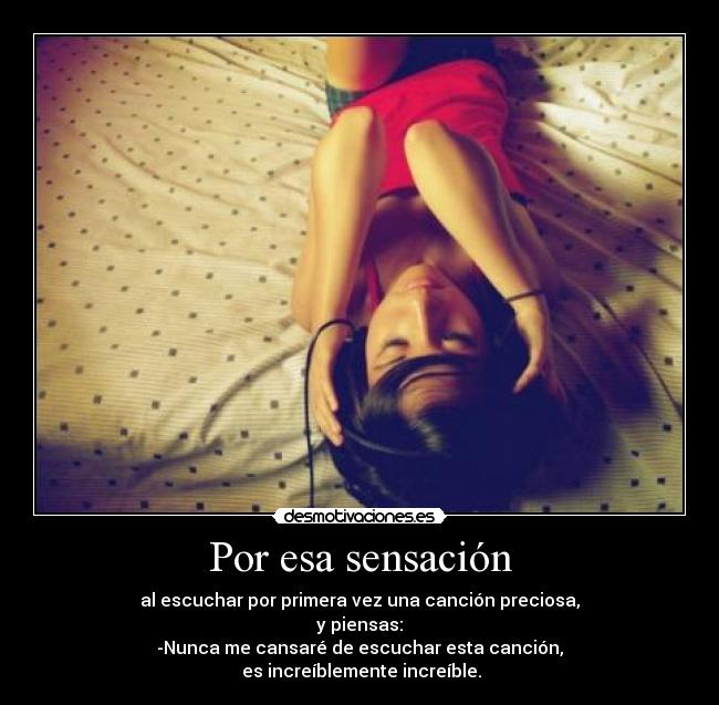 Por esa sensación - 