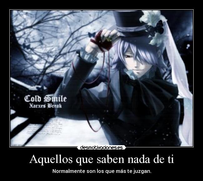 carteles theab3 says porque los que saben estan muertos anime manga pandorahearts desmotivaciones