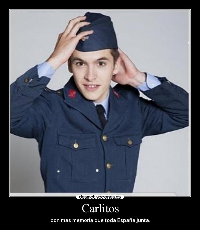 Carlitos - con mas memoria que toda España junta.