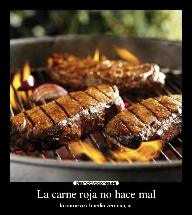 carteles carne roja desmotivaciones