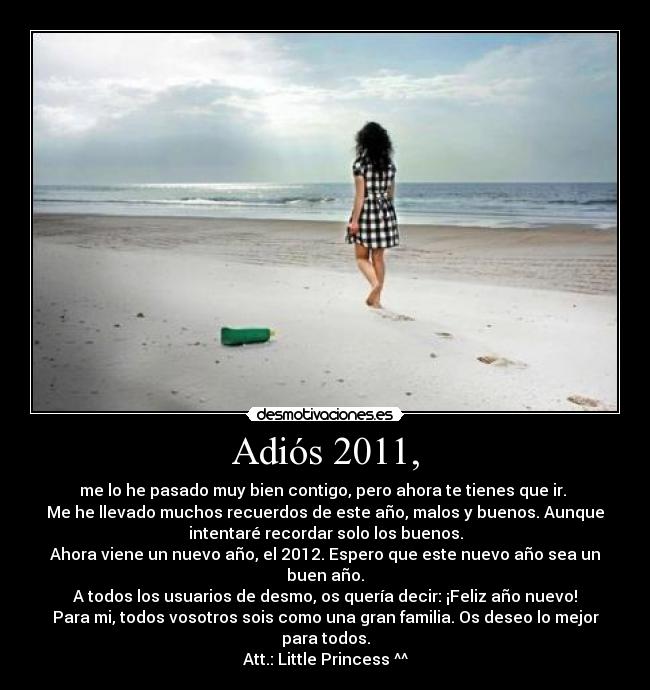 Adiós 2011, -