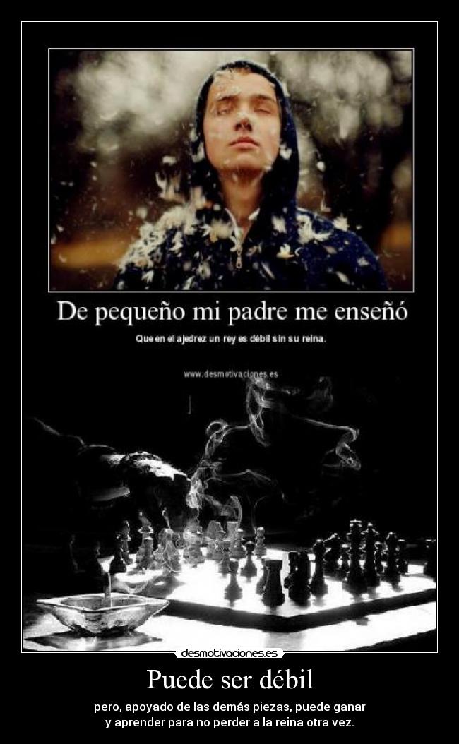 Puede ser débil -