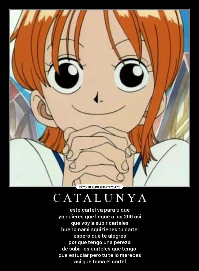 carteles mugiwarax one piece dedicatoria cartel lio porque sabia que poner desmotivaciones