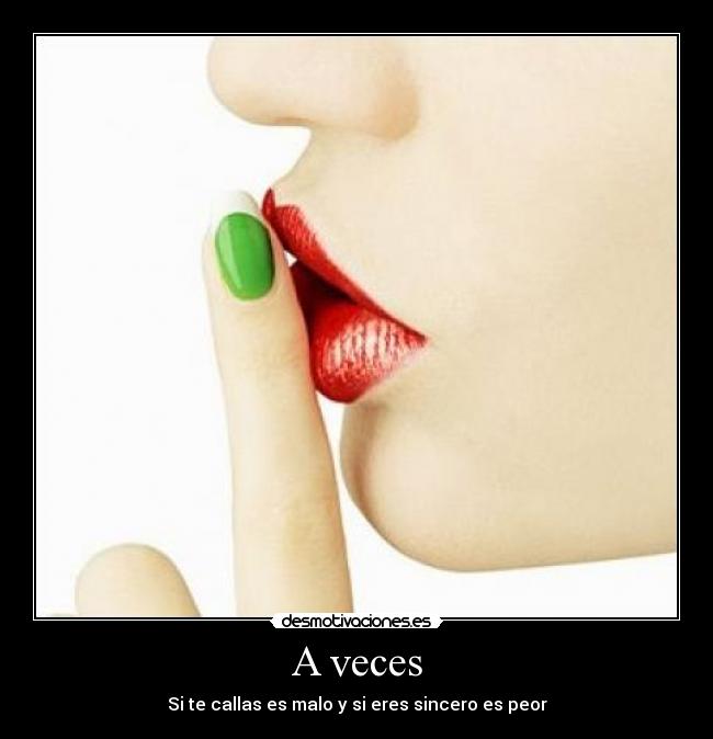 A veces -