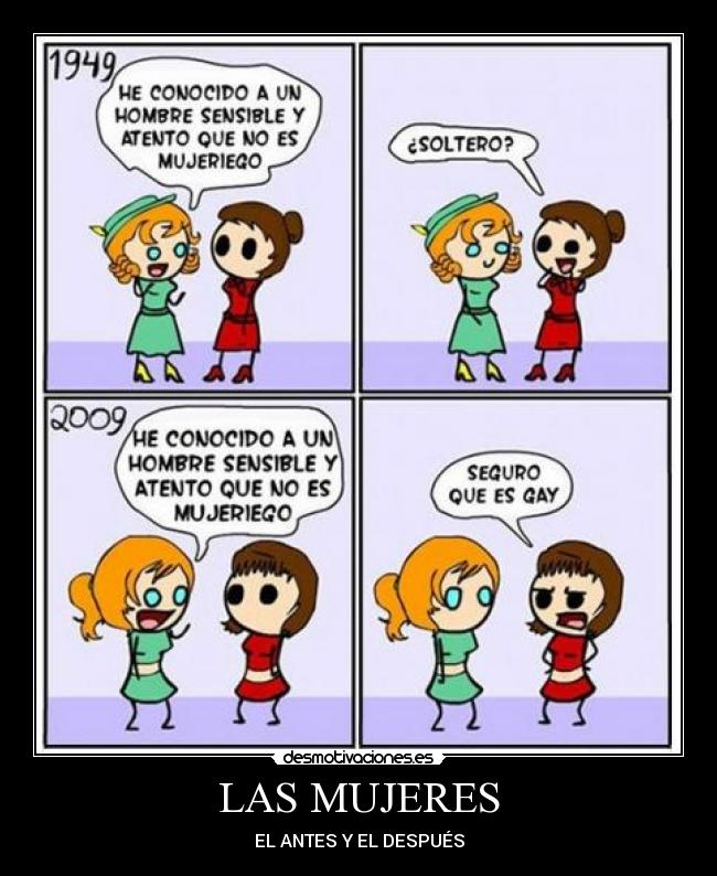 LAS MUJERES - EL ANTES Y EL DESPUÉS