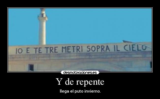 Y de repente - 