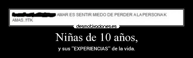 Niñas de 10 años, - 