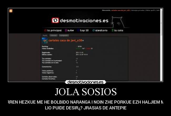 JOLA SOSIOS -