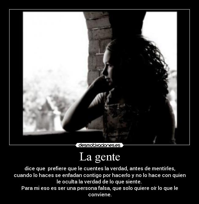 La gente -