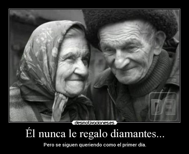 Él nunca le regalo diamantes... -