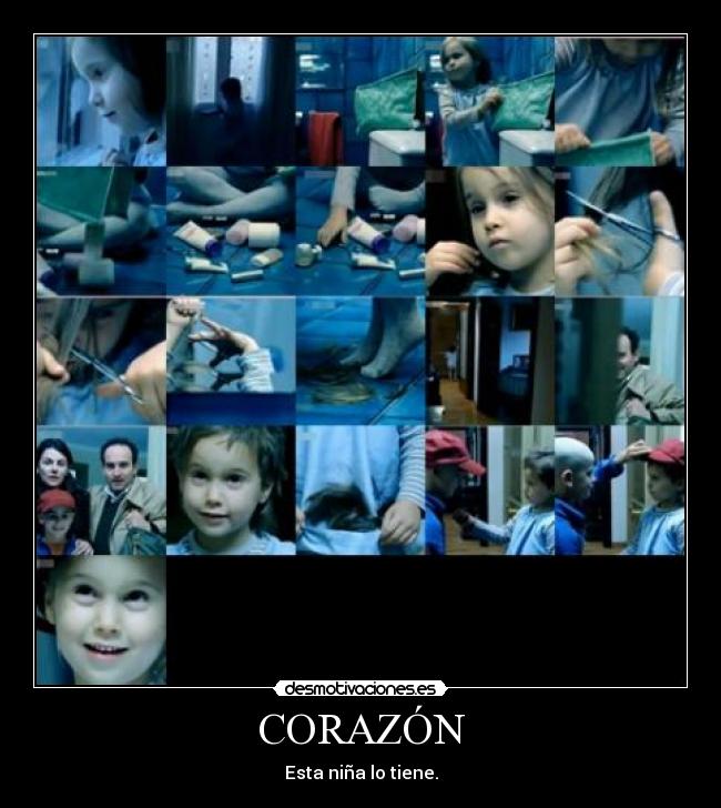 CORAZÓN - Esta niña lo tiene.
