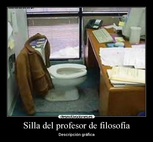 Silla del profesor de filosofía - 