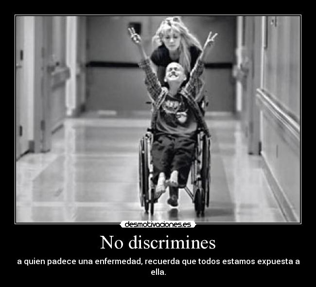 No discrimines -