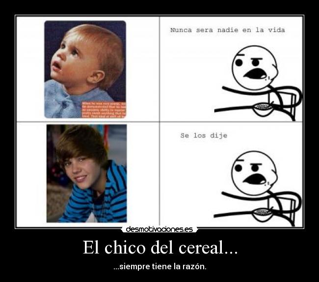 El chico del cereal... -