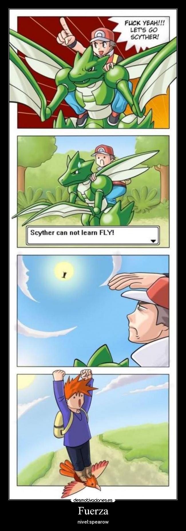 Fuerza - nivel:spearow